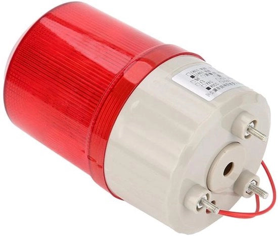 Sistema di Allarme con Luce e Suono per Costruzione e Sito di Lavori 220V con LED di Avviso