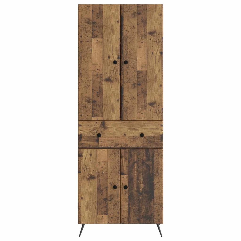 2 pcs Legno antico