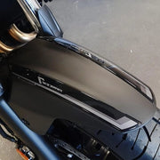 Sticker 3D compatibile con Yamaha Tracer 7 2021 - Protezione Fendinebbia - Bump Scratches Sticker Resina - Accessorio Moto