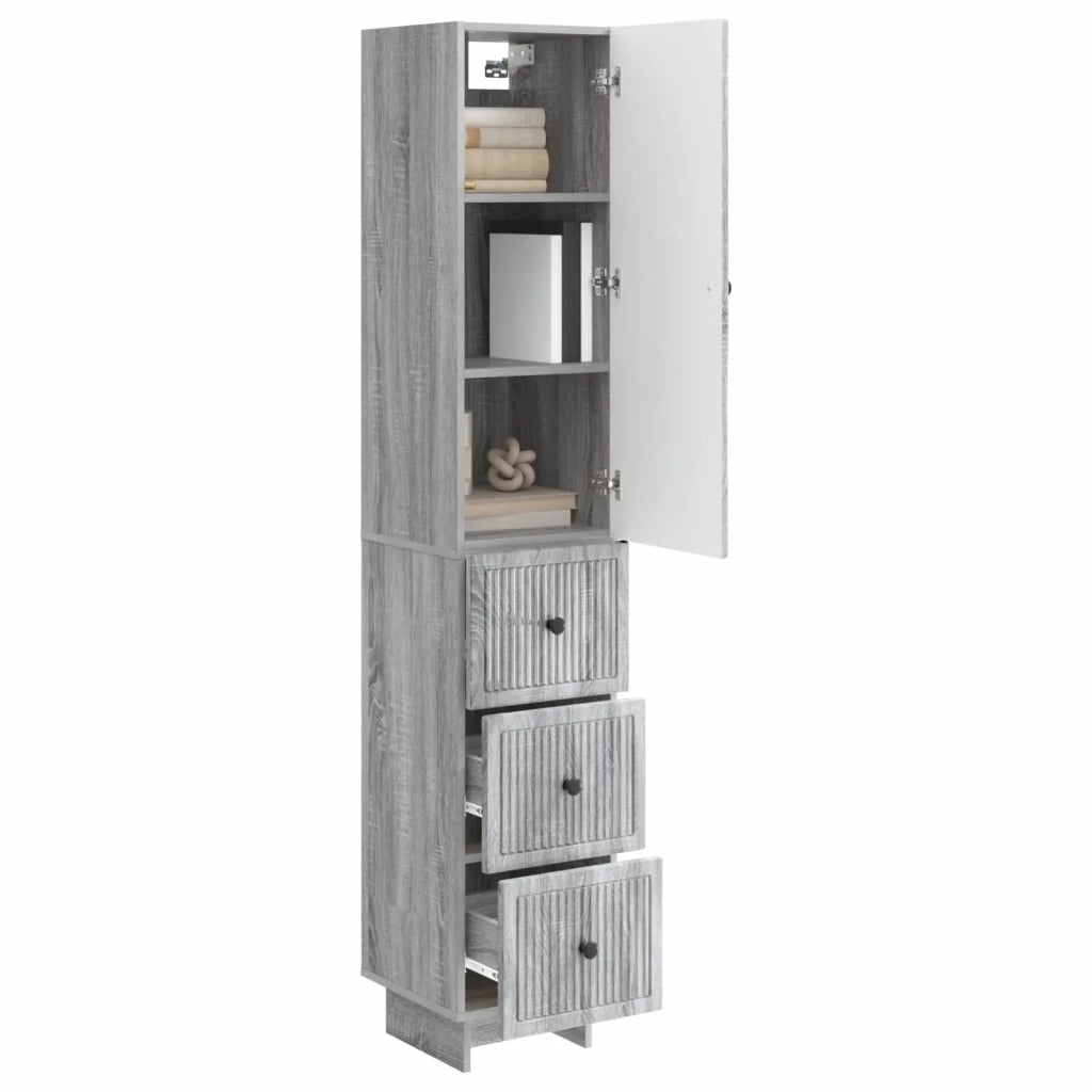 Set di armadi 2 pcs 33 x 34,5 x 90 cm Legno ingegnerizzato