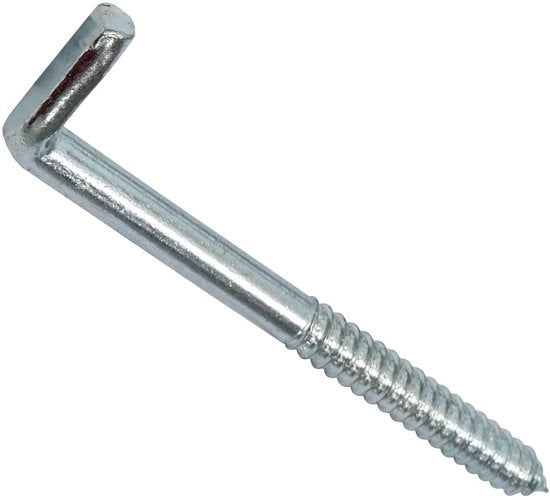 Set di viti a dente a forma L da 10 pezzi - Ø10x113mm - Resistenti all'ossidazione - Viti a dente per legno - Spine di metallo - Forma L - Ideali per montaggio rapido