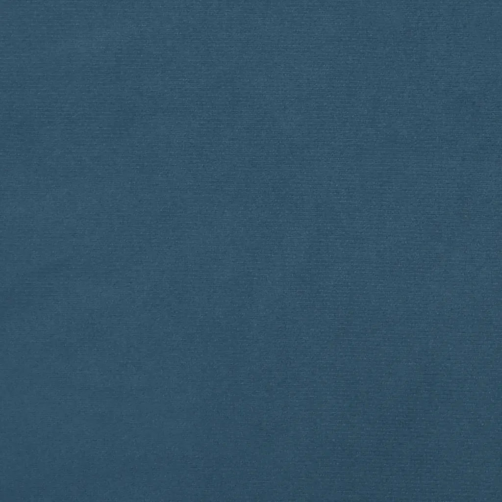 Materasso a Molle Insacchettate Rigidità Media Blu Scuro 120x190x20 cm in Velluto 4007158