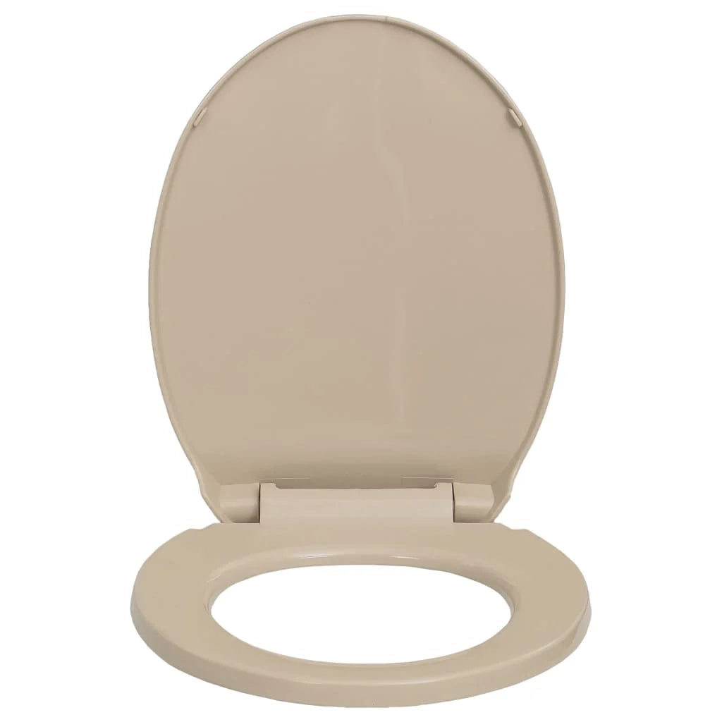 Sedile WC ovale beige con coperchio a chiusura ammortizzata 02_0002921