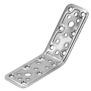 C PIASTRA ANGOLARE 135 ACCIAO ZINCATO 40X80X80 MM- C LINE FER- 25,0 pz