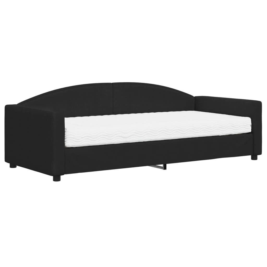 Divano Letto con Materasso Nero 90x200 cm in Tessutocod mxl 120842
