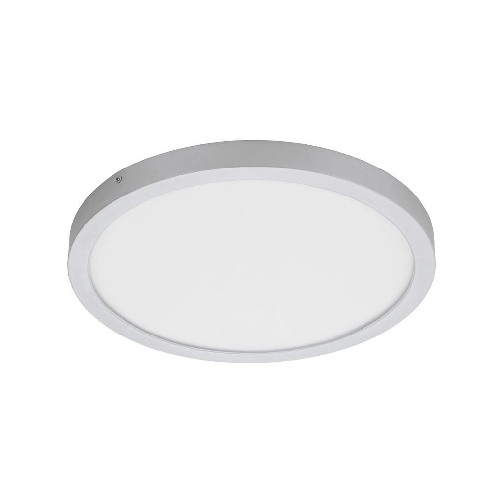 Plafoniera Contemporanea Fire Metallo Cromo Led Integrato 24,5W 4000K