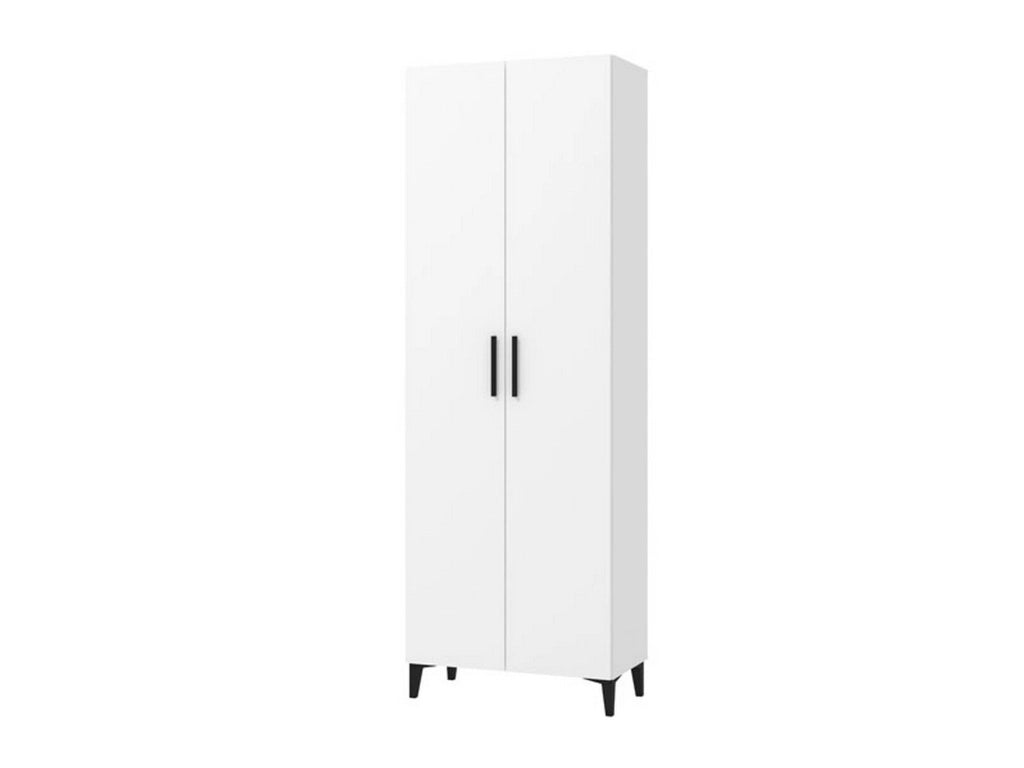 Mobile Portascarpe Ciminna, Scarpiera 5 Ripiani, 67.5x35x195h cm Bianco