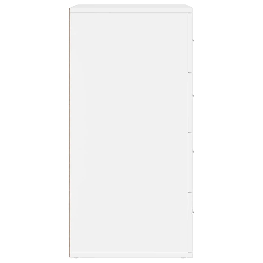Buffet credenza cassettiera armadio mobile contenitore organizer per cucina soggiorno salotti set da 2 60 x 39 x 80 cm legno ingegnerizzato bianco 02_0036683