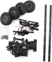 16 - serbatoi di carburante trailer telaio - camion militare - parti di modello RC - materiale resistente - peso ridotto 304 gr