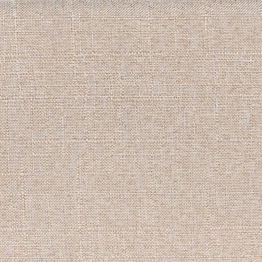 Letto singolo 90 x 200 in tessuto beige con rete a doghe senza testiera