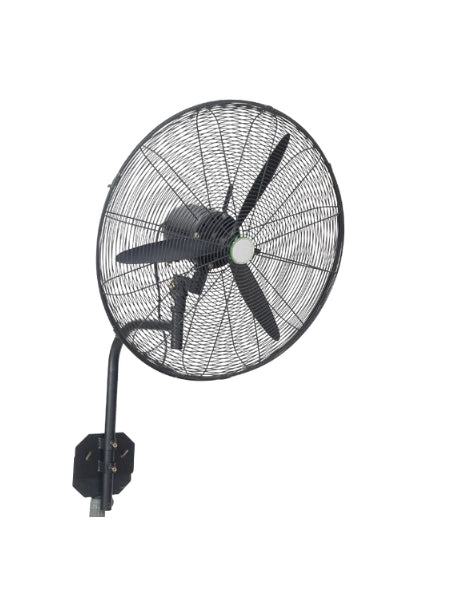 Ventilatore d'aria a muro modello KRS  AXS10  in alluminio 10.200 mc/h - 580x220x580 - 120W colore Nero