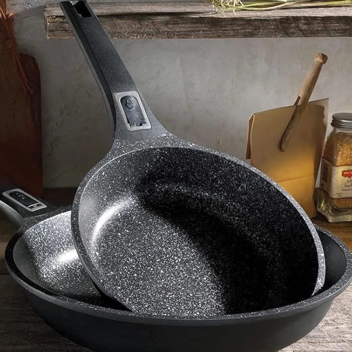 GSW - Easyclick - Padella -  28 cm - Fusione di alluminio - Tutte le fonti di calore compresa l'induzione