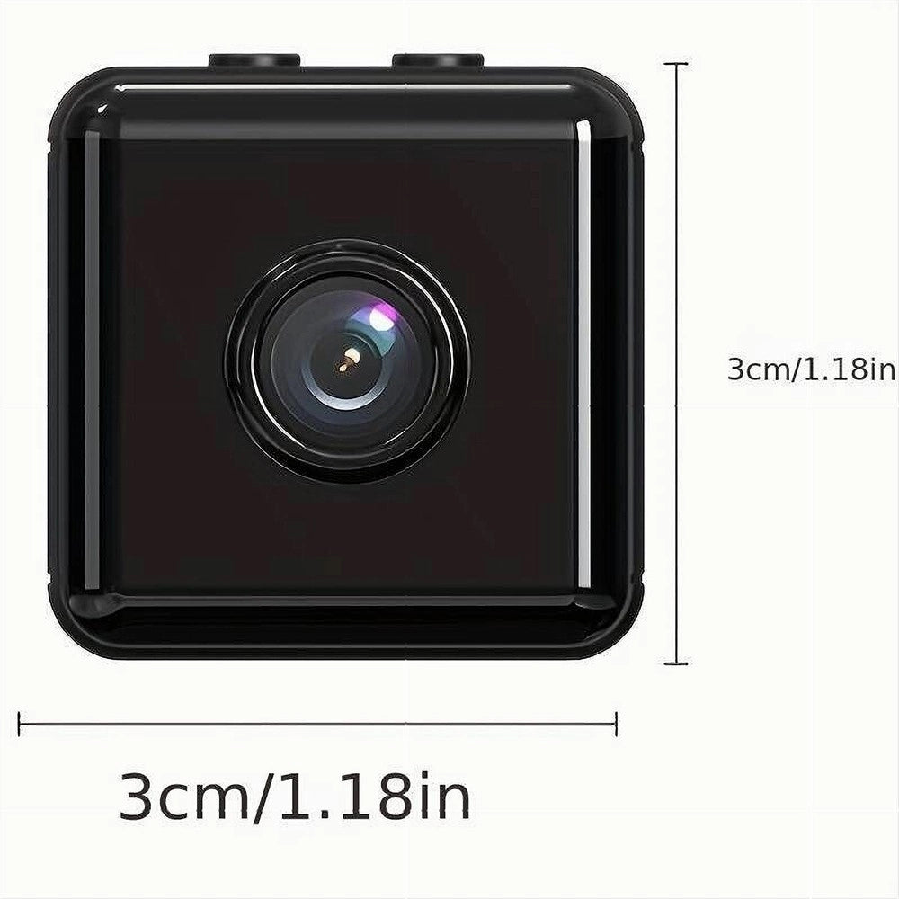 Trade Shop - Micro Camera 1080p Hd Wifi Mini Ip Telecamera Nascosta Videocamera Magnetica X9 -