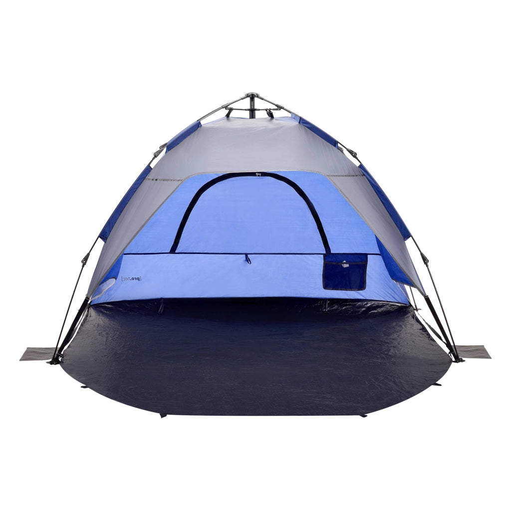 Tenda Pop Up da Spiaggia Mullsjö per 2 Persone Incl. Borsa di Trasporto - Blu pro.tec