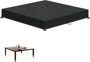 Copertura per tavolo da giardino, copertura impermeabile, piastra da tavolo, custodia protettiva per tavolo da giardino, copertura protettiva, tavolo da giardino, copertura per tavoli, impermeabile, tavolo da terrazzo, copertura, 125 x 125 x 15 cm