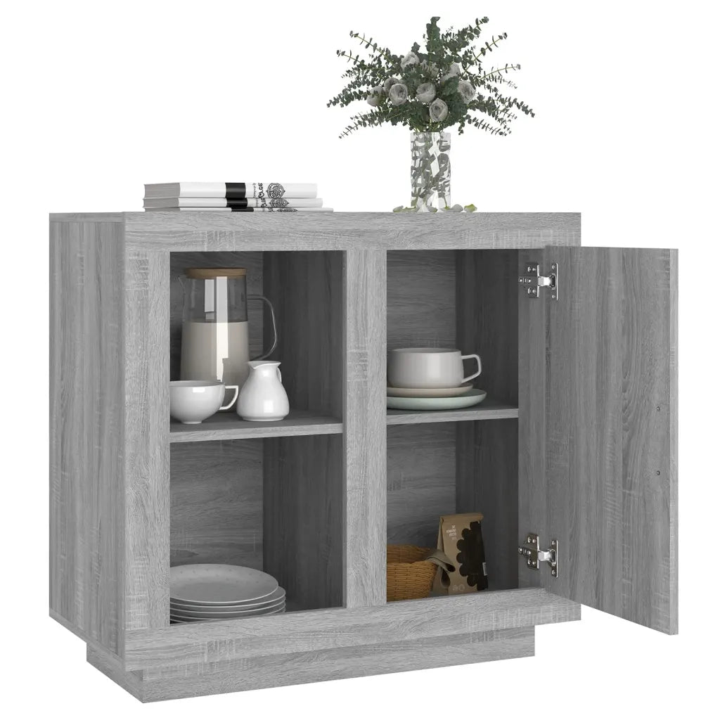 Credenza Grigio Sonoma 80x40x75 cm 817238