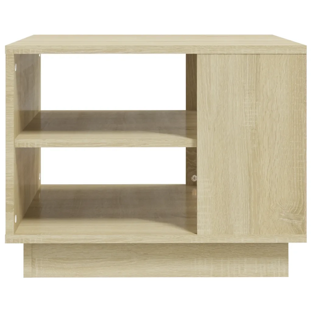 Tavolino da Salotto Rovere Sonoma 55x55x43 cm in Truciolato 810292
