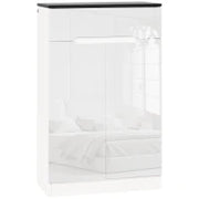 Scarpiera Slim da 12 Paia max per Ingressi con 3 Ripiani Regolabili e Cassetto, in Truciolato Bianco, 60x32x100 cm