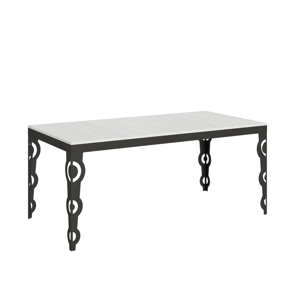 Tavolo Allungabile 180-284x90x80 cm Karamay Evolution Bianco Frassino