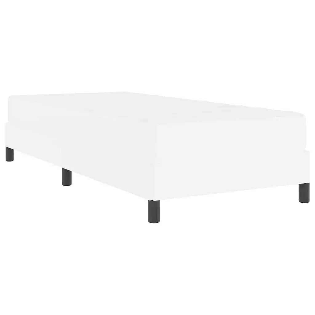 Struttura del letto Bianco Puro 100 x 200 cm Tessuto 3398614