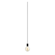 Lampadario A Sospensione Contemporaneo Pozueta Acciaio Nero 1 Luce E27