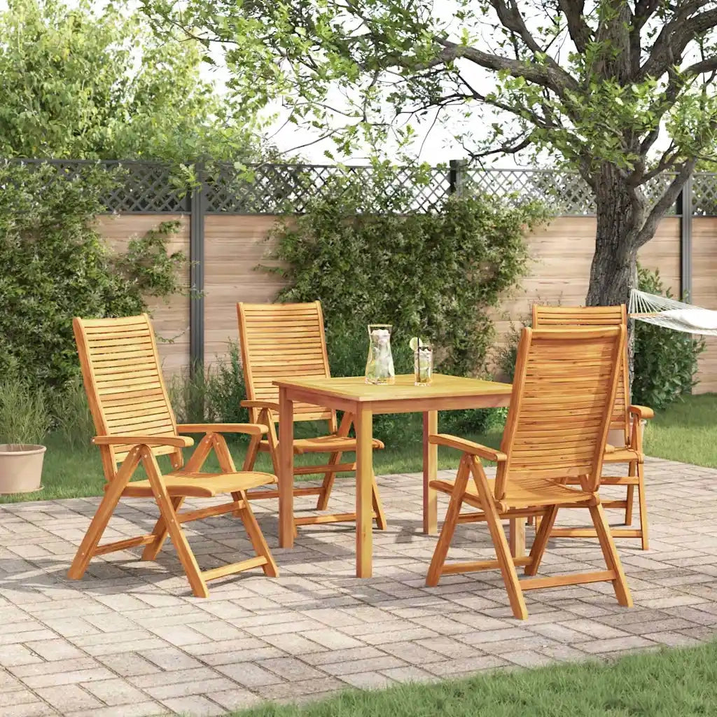 Set da Pranzo per Giardino 5 pcs Marrone 3375631