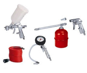 KIT DI ACCESSORI PER COMPRESSORE ARIA 5 PZ ATTACCO RAPIDO