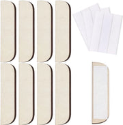 Set di riparazione di scharniere in legno - 8 x 3,5 pollici - Copertura di guasto di porta - Piastra di sostituzione per scharniere in legno - Adatto per armadi cucina - Dimensioni: 8 x 3,5 pollici - Material: legno