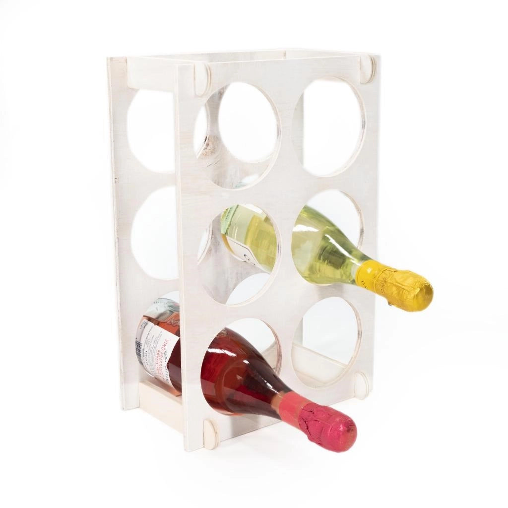 CANTINETTA WHITE REALIZZATA IN LEGNODI BETULLA GREZZO 40 X 30 CM P15 CM