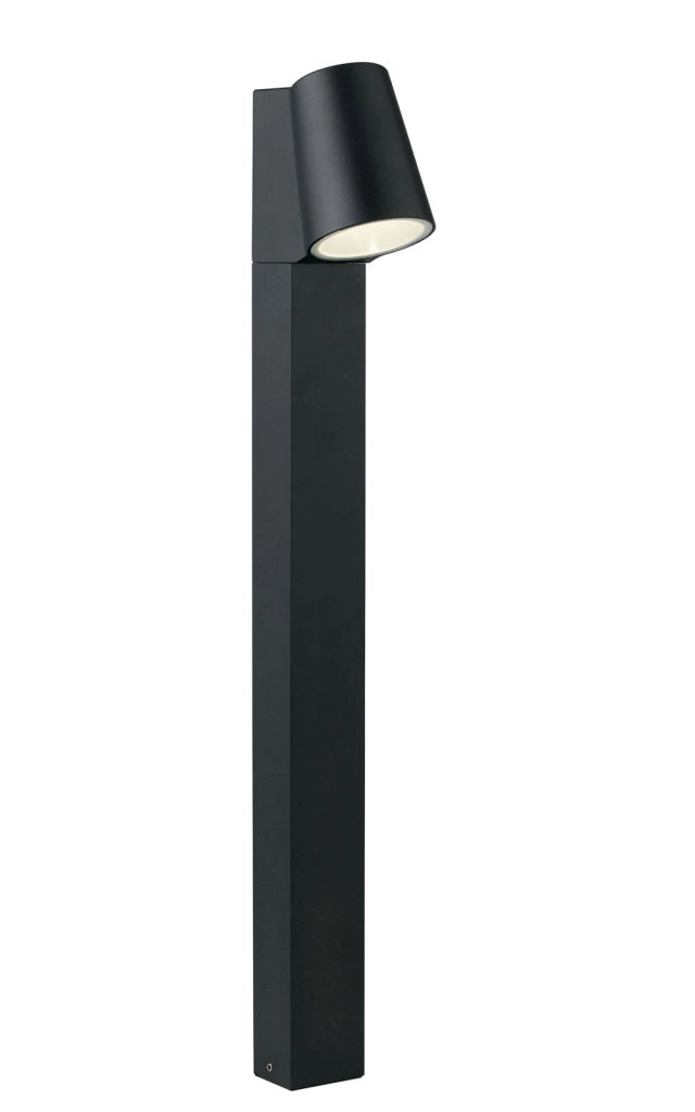 PALETTO LED SINTESI NERO 6W 400LM 4000K IP44 7,6X12X62,5CM