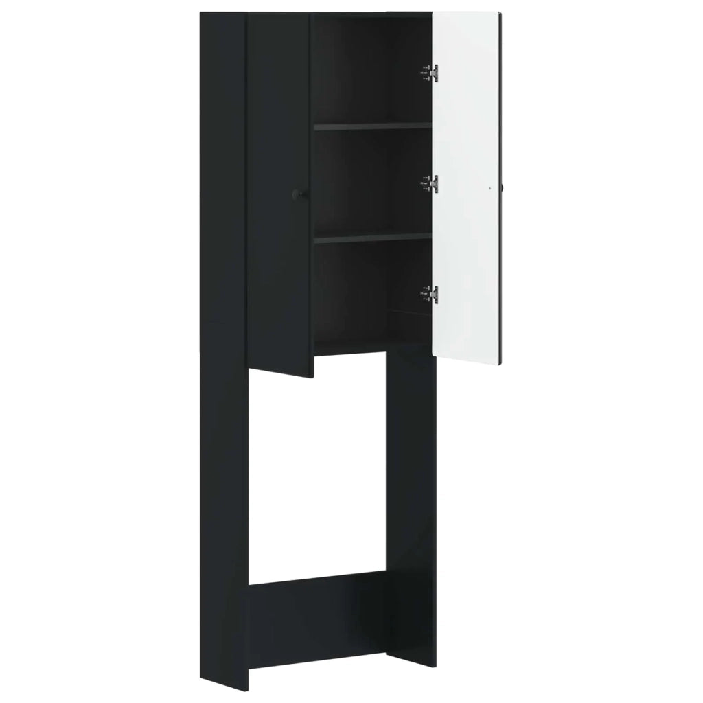 Mobile Bagno BREDA Nero 66 x 25,5 x 190 cm Legno ingegnerizzato 897576