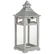 Lanterna in legno 24x24x60h cm