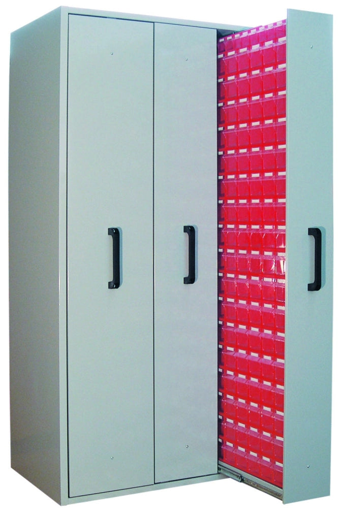 Armadio metallico ad estrazione verticale con 426 cassetti estraibili cm. 110x74,5x212,5h