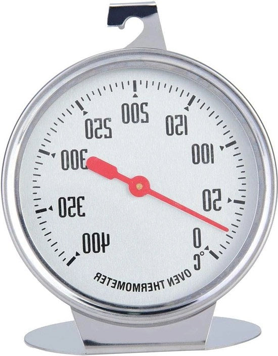 Termometro per forno con indicatore verticale in acciaio inossidabile - grande dimensione - accessori da cucina - barbecue - termometri a muro o stantuffo - acciaio inossidabile resistente