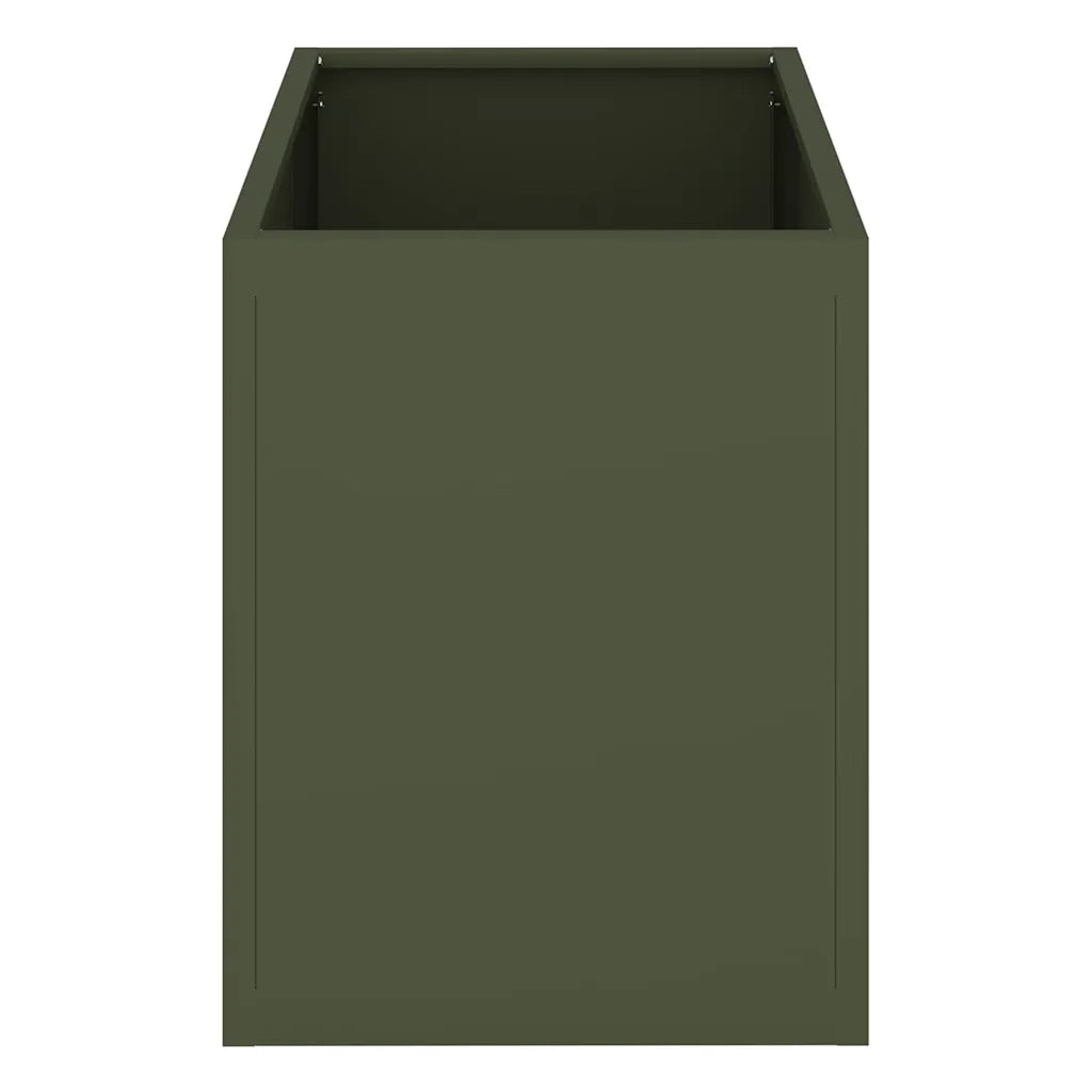 Vaso da giardino-Fioriera Esterno-Contenitore per Piante Oliver verde 50 x 32 x 40 cm
