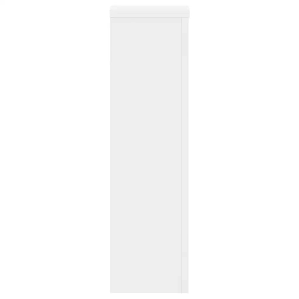 Supporti per Piante 2 pz Bianchi 17x17x60 cm Legno Multistrato 852933