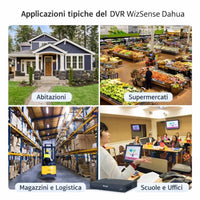Dahua xvr5116h-4kl-i3t videoregistratore 16 canali 4k wizsense ai