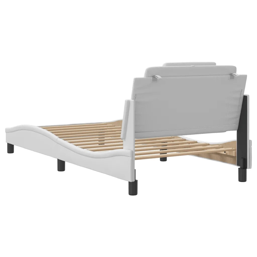 Giroletto Viana con LED senza Materasso Bianco 100x200 cm 3214002