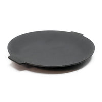 Piastra per barbecue fuoco in ghisa, liscia, rotonda Ø44cm altezza 44 cm con 3 piedi