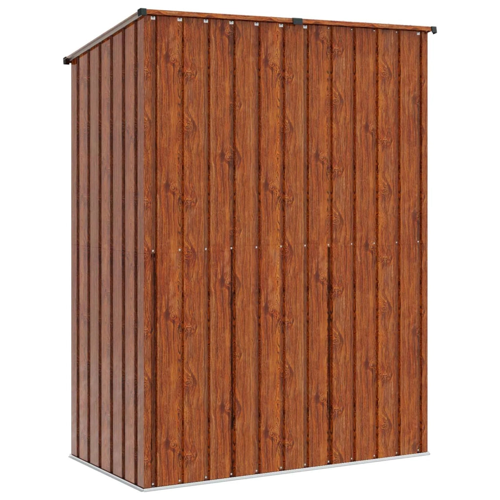 Casette da giardino Marrone 153,5 x 86 x 200 cm Metallo 42011300