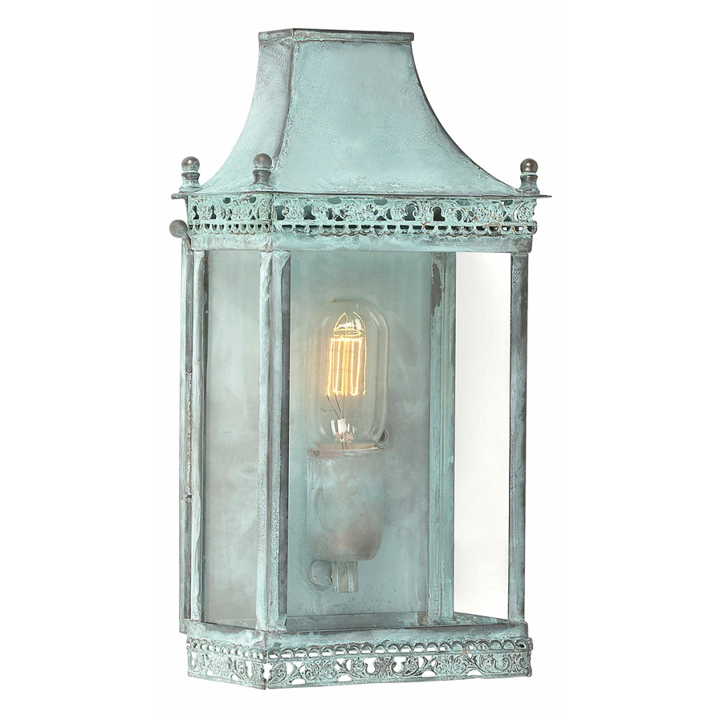 Applique esterna Regents Park E27 ottone grynspan IP44