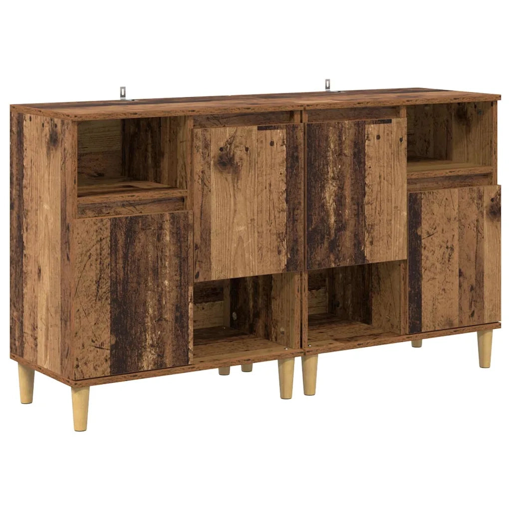 Sideboards 2 pcs Legno vecchio 60 x 35 x 70 cm 3415555