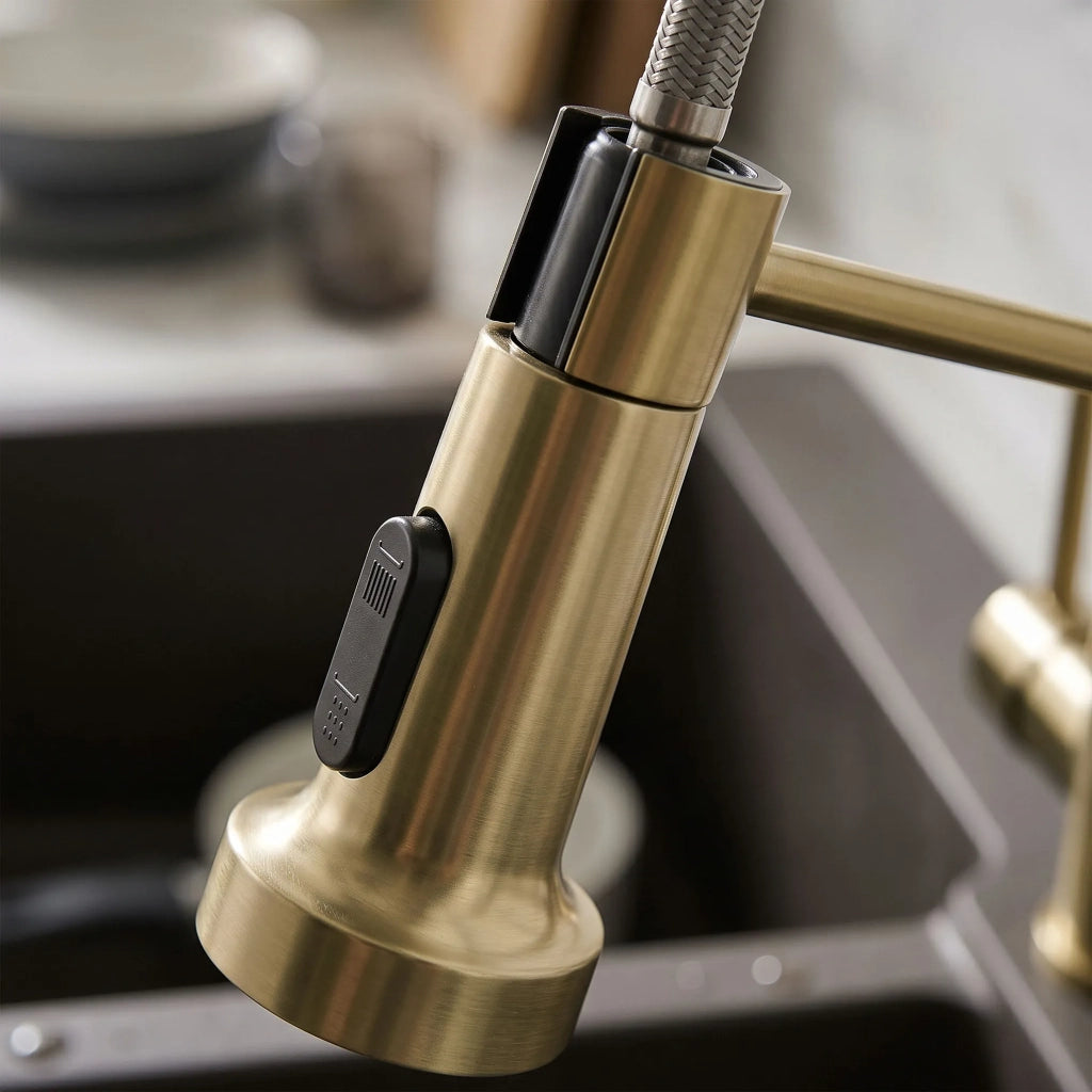 Punta Con Aeratore Per Rubinetto Da Cucina Rea Colin Brush Gold