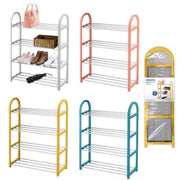 1 Pezzo Scarpiera Salvaspazio Rail Roas 4 Piani 50 x 19 x 65 cm 4 Colori