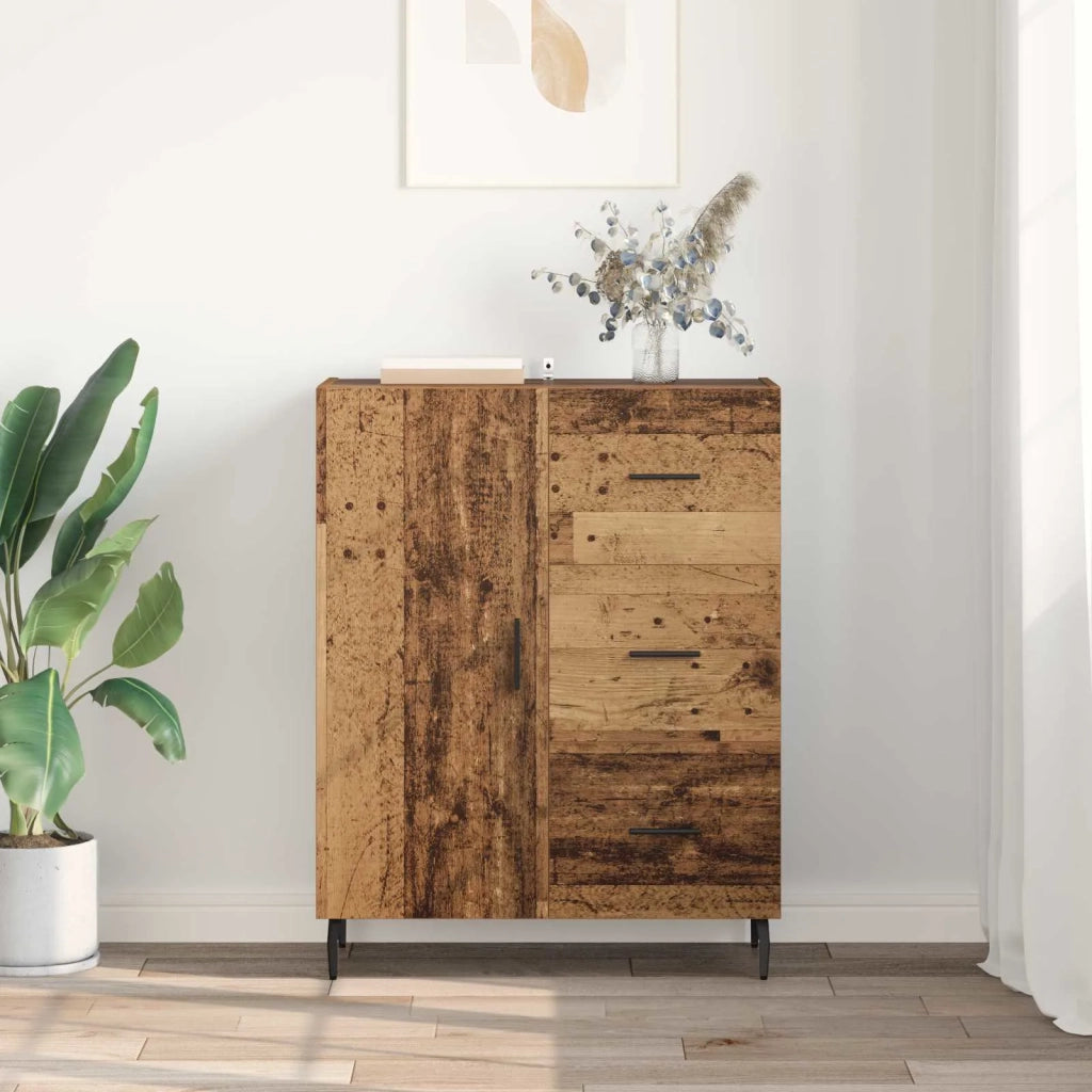 Credenza | Madia | Buffet da pranzo | Armadio da pranzo con cassetto Legno vecchio 69,5 x 34 x 90 cm