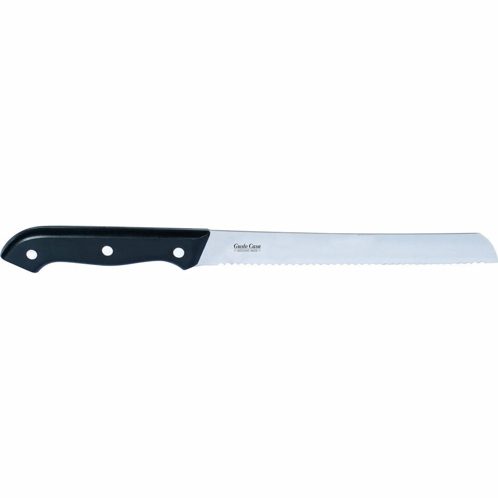Trade Shop - Set Ceppo Coltelli In Acciaio Inox Da Cucina 8 Pezzi Con Stand Portacoltelli In Legno -