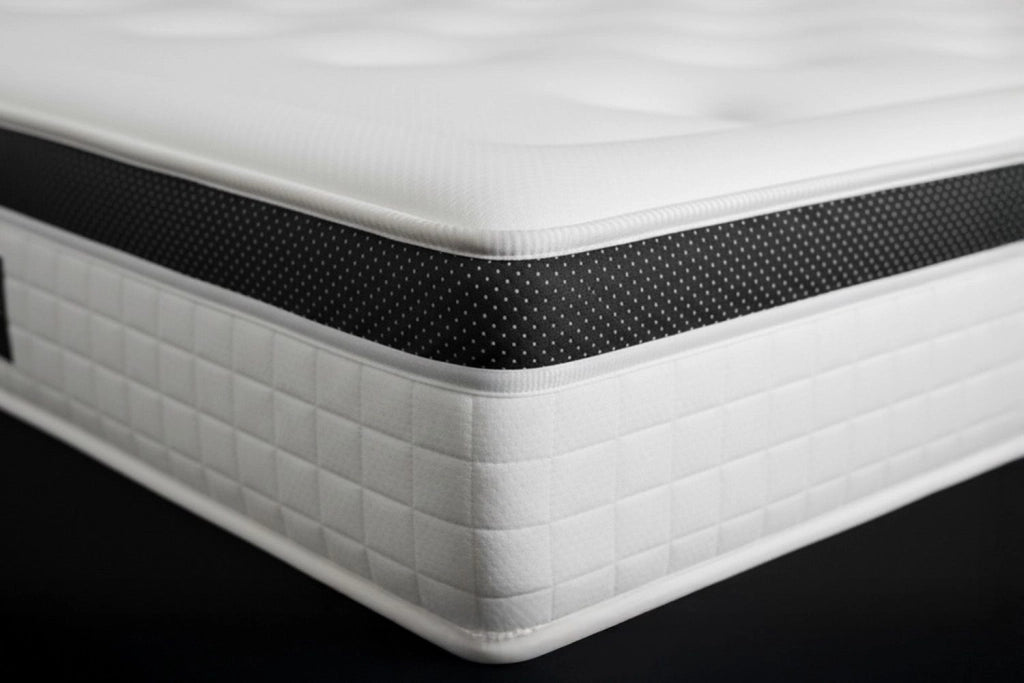 Pacchetto letto completo - Materasso 140x190cm + Box spring con doghe (kit) + 2 cuscini + Piumino - Privilège