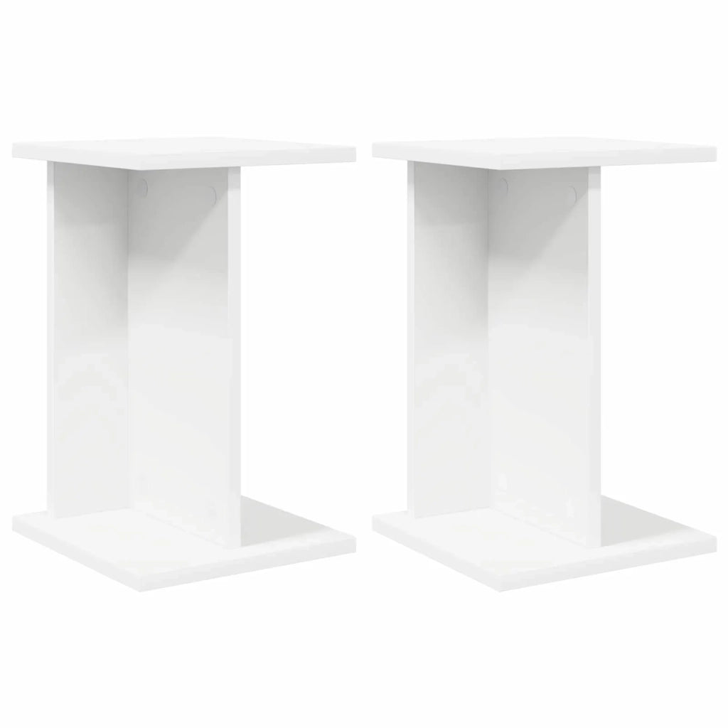 Supporto per piante 2 pcs Bianco 25 x 25,5 x 40,5 cm
