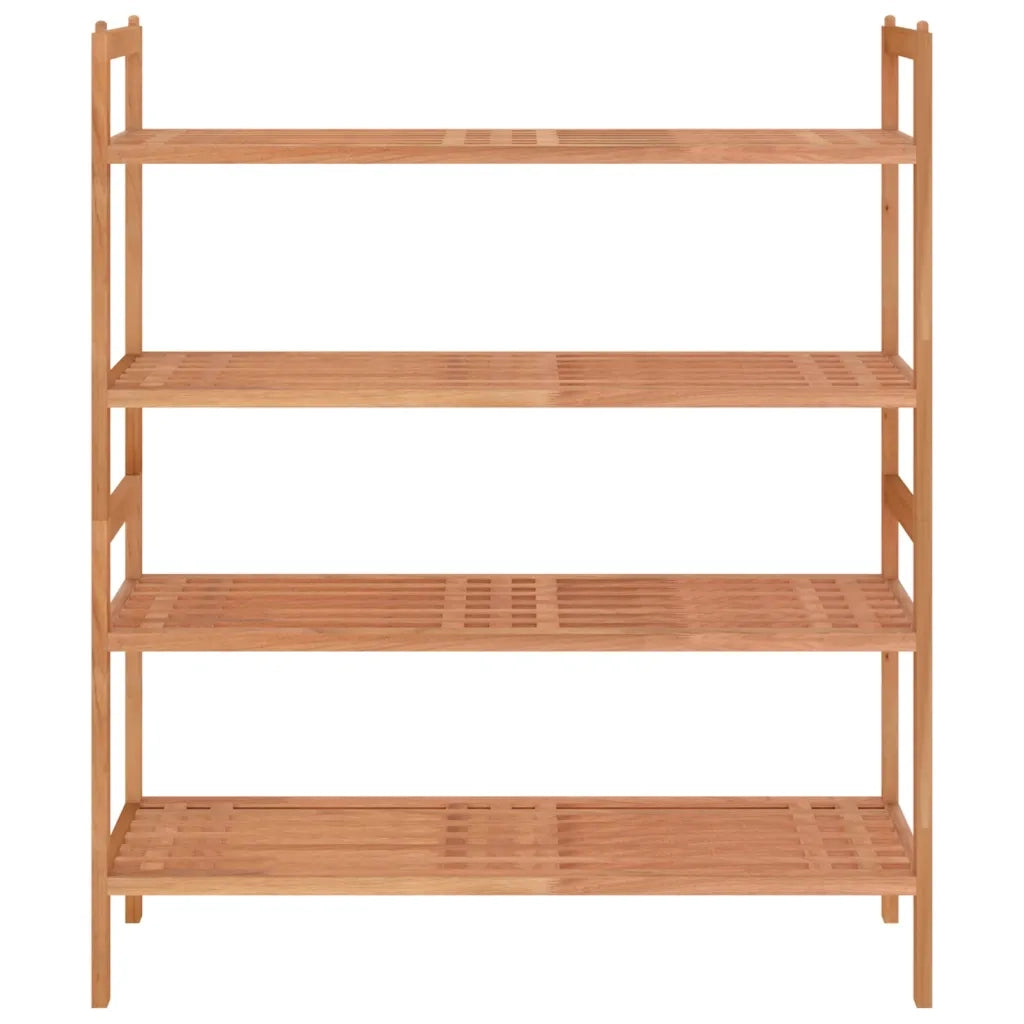 Scarpiere 2 pz-Set di 2 Scaffale per scarpe 69x27x41 cm in Legno Massello di Noce