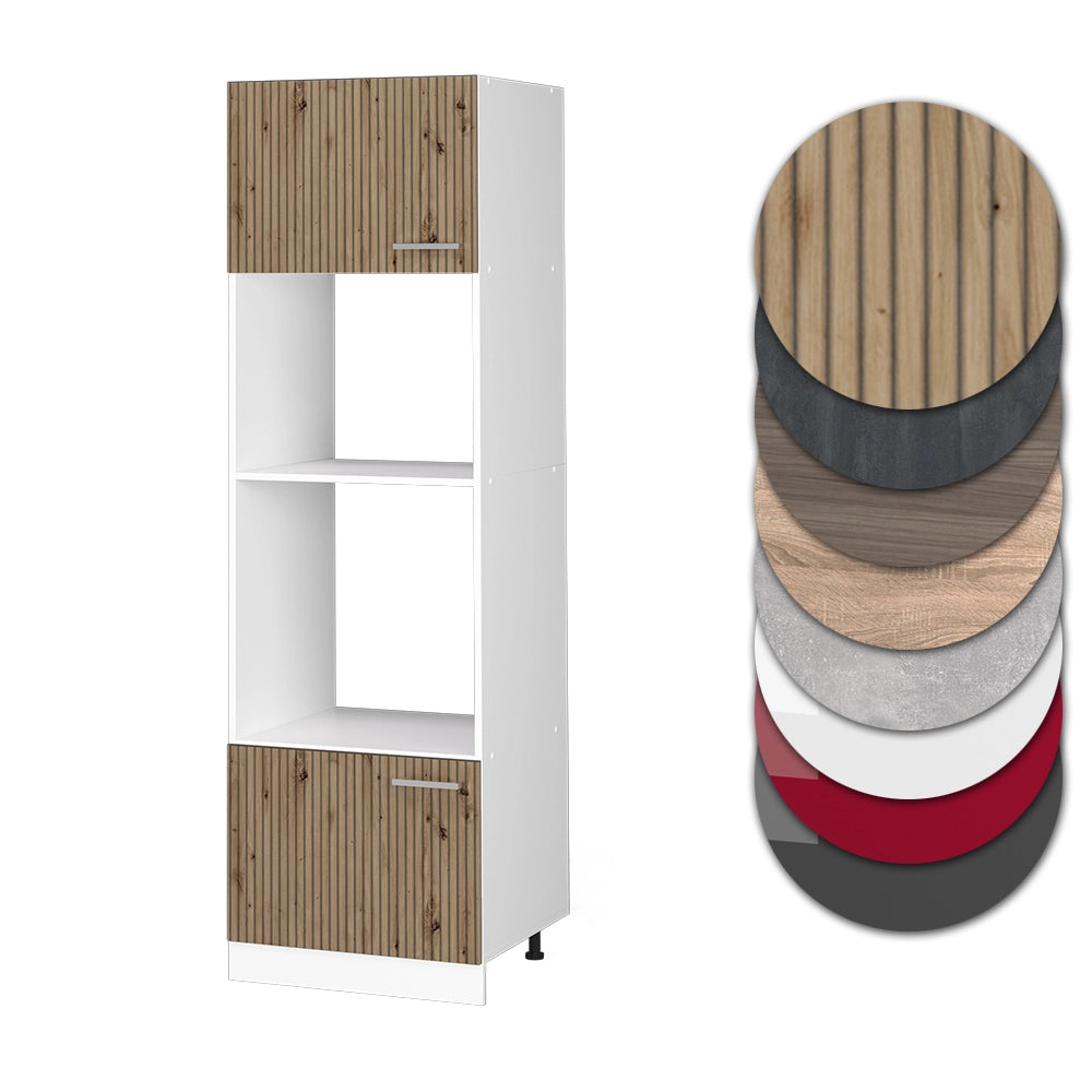 Vicco Set mobili bagno Rovere artigianale 60 cm